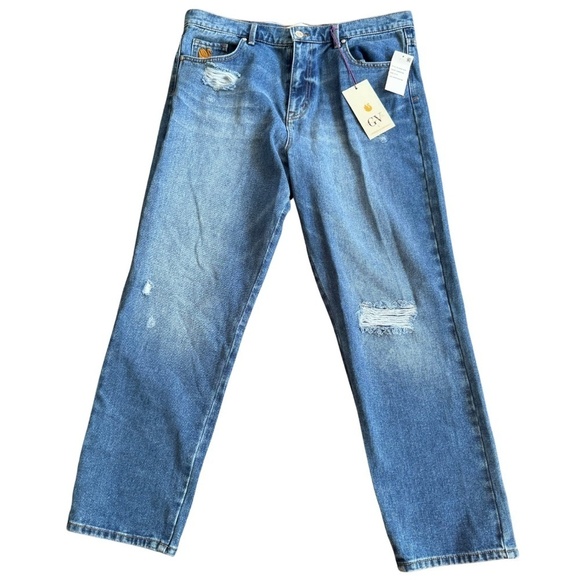 Gloria Vanderbilt Miles Straight mid-rise straight leg jeans size 32 | 14 NWT - Picture 1 of 10